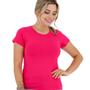 Imagem de Blusa Feminina Baby Look Básica Gola Redonda Slim Viscose 3001.C1