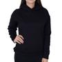 Imagem de Blusa Feminina Basico.Com Moletom Cropped Preta - 10001