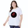 Imagem de Blusa Feminina Branca Camiseta Básica P Ao Plus Size 100% Algodão