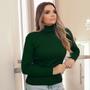 Imagem de Blusa Feminina Cacharrel Gola Alta Inverno Com Elastano