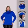 Imagem de Blusa Feminina Cacharrel Plus Size Lycra Suplex Básica Gola