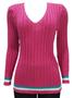 Imagem de Blusa Feminina Canetran Det MG Decote V - Katlen Tricot