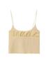 Imagem de Blusa Feminina Chique com Alça Espaguete, Renda e Costura Aberta - Top Curto com Pregas