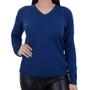 Imagem de Blusa Feminina City Lady Tricot Plus Size Marinho - 658092