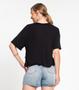 Imagem de Blusa Feminina Com Abertura Lateral Rovitex Preto