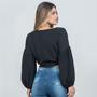 Imagem de Blusa Feminina Crepe Com Amarração 7630-