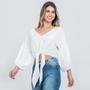 Imagem de Blusa Feminina Crepe Com Amarração 7630-