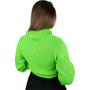 Imagem de Blusa Feminina Cropped Trico Gola Alta Boba Tendência Invern