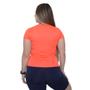 Imagem de Blusa Feminina Dry  Baby Look Academia Moda Fitness Básica