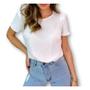 Imagem de Blusa feminina duna casual manga ombreira moda fashion