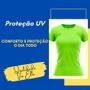 Imagem de Blusa Feminina Esportiva Proteção Uv Dry Fit Academia