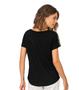 Imagem de Blusa Feminina Estampada Rovitex Preto