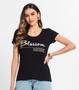 Imagem de Blusa Feminina Estampada Select Preto