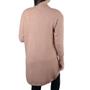 Imagem de Blusa Feminina Facinelli By Mooncity Cardigan Longo Tricot Marrom Camel - 651005