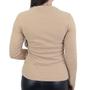 Imagem de Blusa Feminina Facinelli By Mooncity Fleece Bege Kaqui - 670355