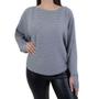 Imagem de Blusa Feminina Facinelli By Mooncity Oversized Cinza 651111