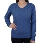 Imagem de Blusa Feminina Facinelli By Mooncity Tricot Azul - 651087