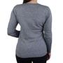 Imagem de Blusa Feminina Facinelli By Mooncity Tricot Cinza Escuro - 651074