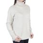 Imagem de Blusa Feminina Facinelli By Mooncity Tricot Gola Alta Bege Areia - 650954