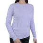 Imagem de Blusa Feminina Facinelli By Mooncity Tricot Lavanda - 651047