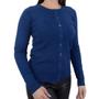 Imagem de Blusa Feminina Facinelli Cardigan Tricot Marinho - 651098