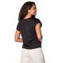 Imagem de Blusa Feminina Giraffe com Prega Frontal Preto