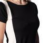 Imagem de Blusa Feminina Giraffe com Recorte Lateral com Nó Preto