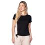 Imagem de Blusa Feminina Giraffe com Recorte Lateral com Nó Preto