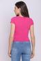 Imagem de Blusa Feminina Joy Canelada Polo Wear Rosa Escuro