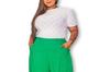 Imagem de Blusa feminina laise plus size manga bufante fashion