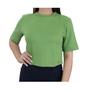 Imagem de Blusa Feminina Lunender New Cropped Verde Flora - 0039