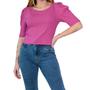 Imagem de Blusa Feminina LZT Cropped Rosa Fucsia - 8059