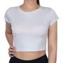 Imagem de Blusa Feminina LZT Cropped Viscose Branco - 8078