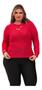 Imagem de Blusa Feminina Manga Longa Tricot Premium Plus Size Inverno