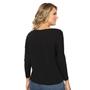 Imagem de Blusa Feminina Mid Fashion Manga Longa Tecido Premium