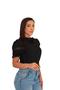 Imagem de Blusa Feminina Moda Evangélica Manga Curta Crepe Sku:B107