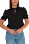 Imagem de Blusa Feminina Moda Evangélica Manga Curta Crepe Sku:B107