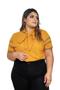 Imagem de Blusa feminina moda plus size manga curta barata sku:bp13