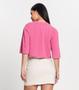 Imagem de Blusa Feminina Over Cropped Estonada Rosa