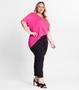 Imagem de Blusa Feminina Plus Size Básica Secret Glam Rosa