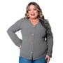 Imagem de Blusa Feminina Plus Size Camisa Social Manga Longa