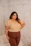 Imagem de Blusa Feminina Plus Size com Aplicação de Renda