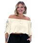 Imagem de Blusa Feminina Plus Size Cropped