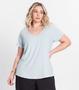 Imagem de Blusa Feminina Plus Size da Infinita Cor Azul