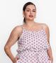 Imagem de Blusa Feminina Plus Size De Alça Secret Glam Branco