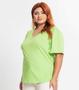 Imagem de Blusa Feminina Plus Size Em Malha Soft Secret Glam Verde