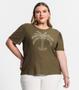 Imagem de Blusa Feminina Plus Size Manga Curta Secret Glam Verde