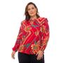 Imagem de Blusa Feminina Plus Size Moderna Roupa Grande Confortável