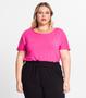 Imagem de Blusa Feminina Plus Size Ribana Secret Glam Rosa