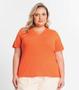 Imagem de Blusa Feminina Plus Size Secret Glam Laranja